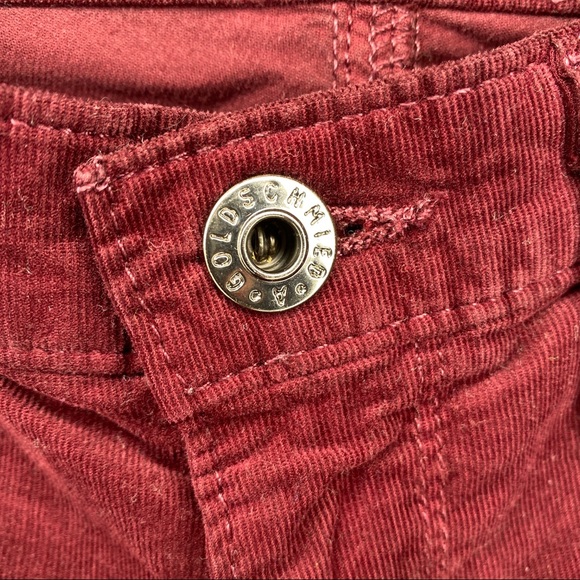 AG - Adriano Goldschmed Maroon Corduroy 'The Legging Super Skinny' Mid-Rise Pant - Picture 10 of 16